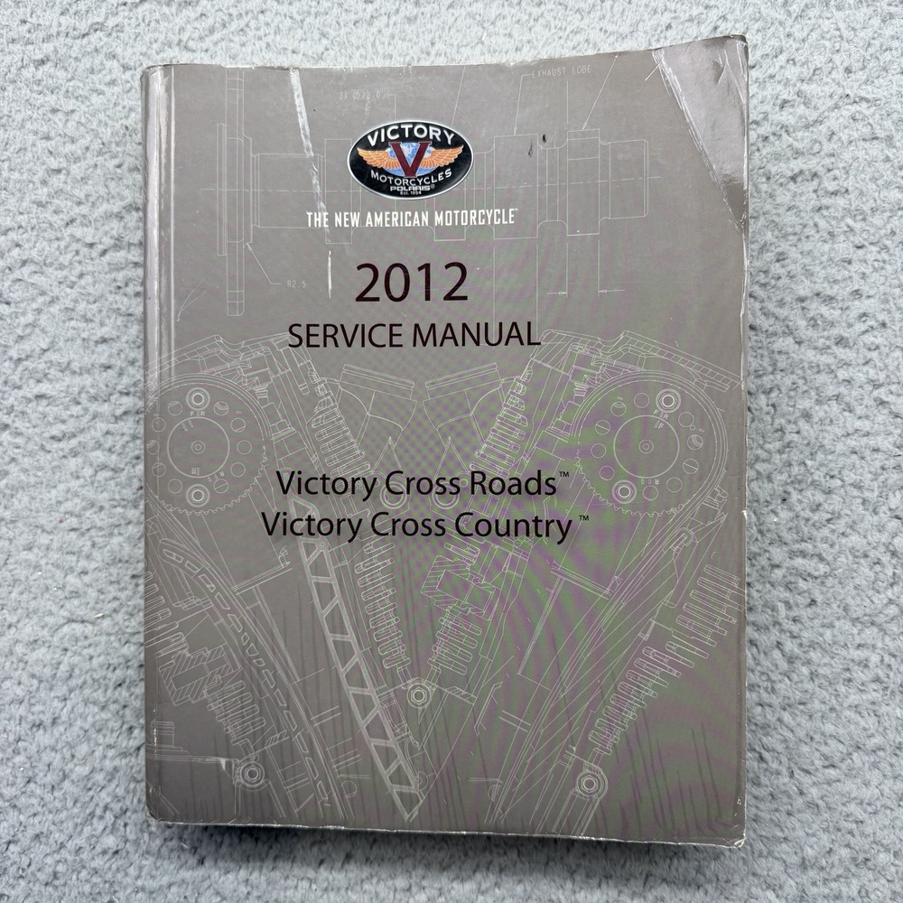 2012 Victory Cross Roads / Cross Country OEM Shop Service Manual PN 9923286